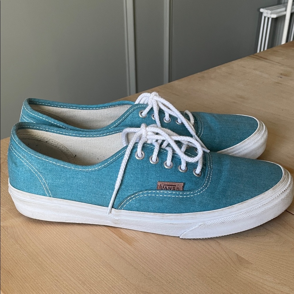 Vans canvas unisex Teal Sneakers